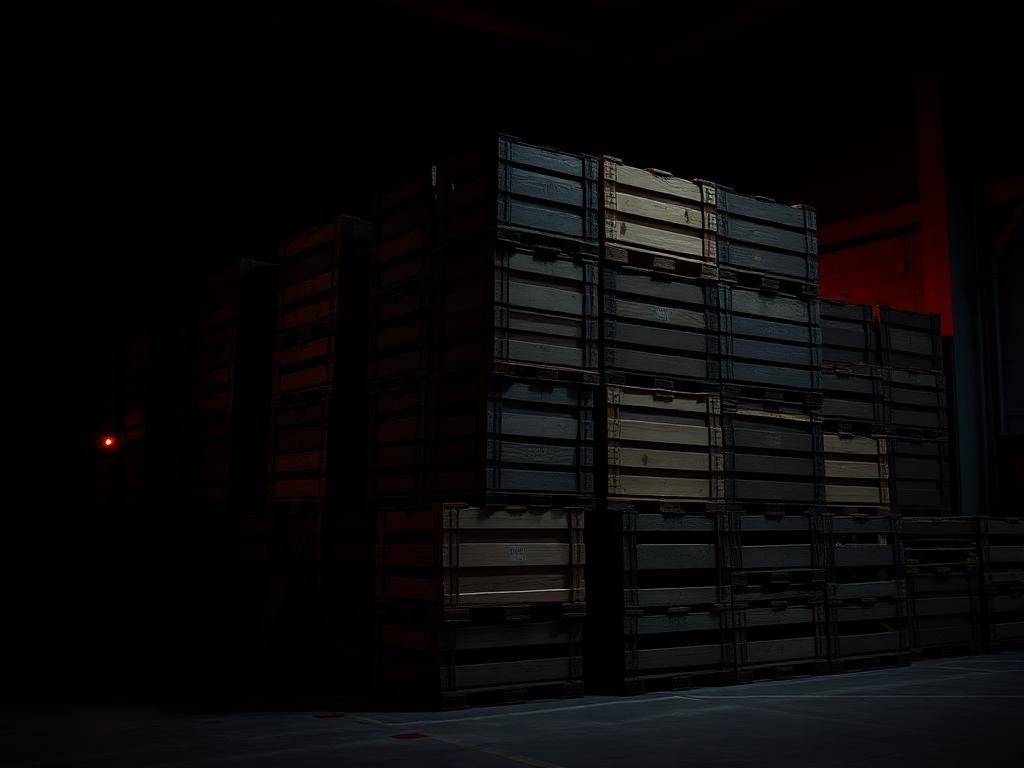 Crates transported by Haul Runners in Southern California
